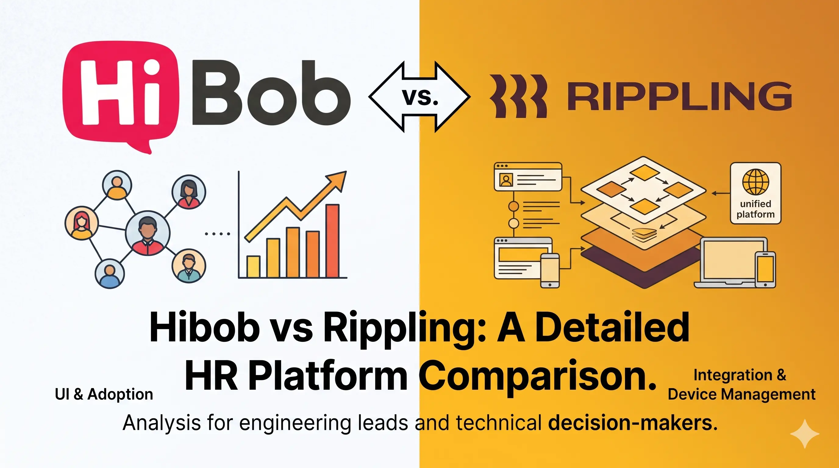 HR software comparison chart for Rippling and HiBob