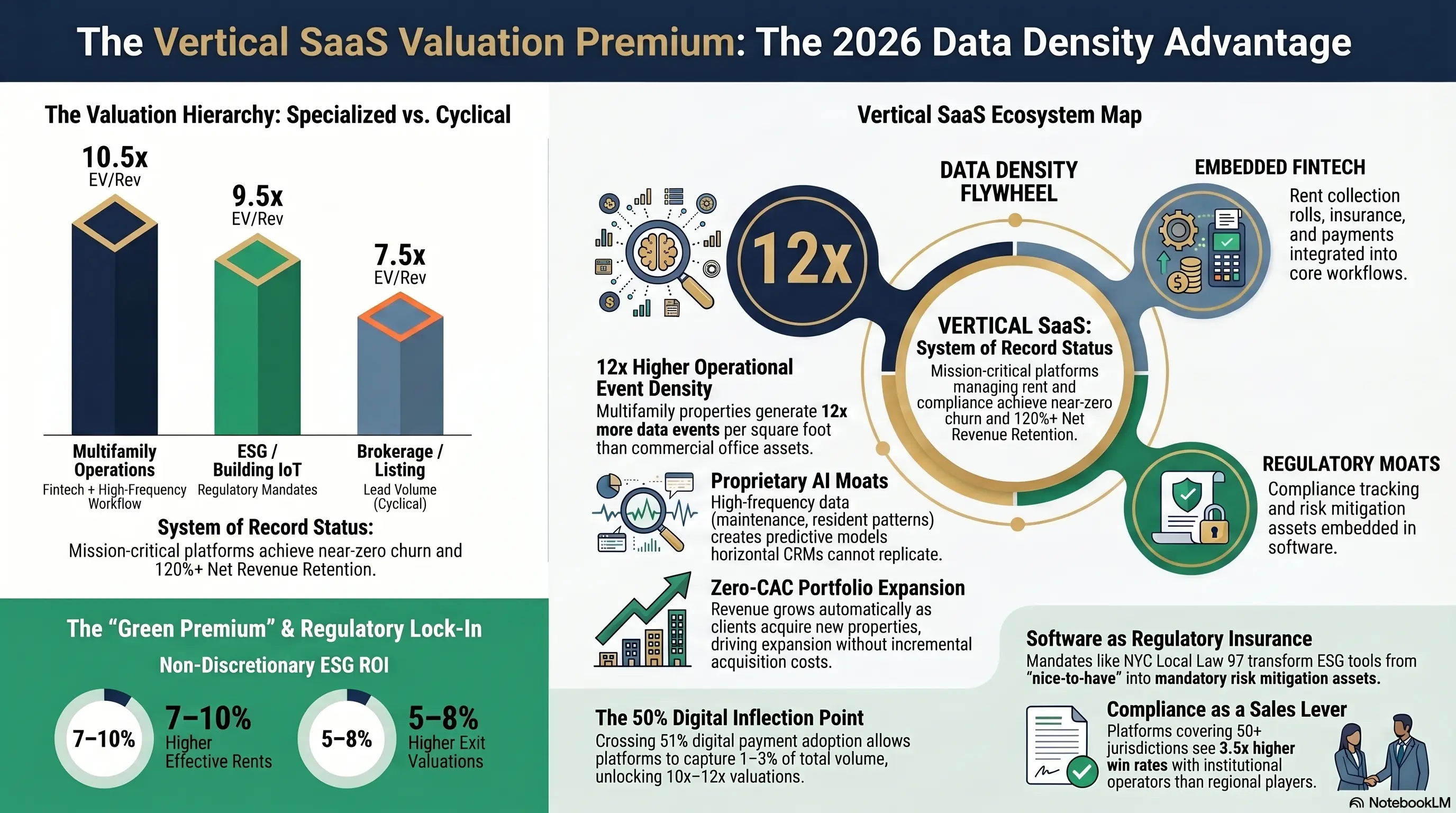 Vertical SaaS value premium graphic tied to data density